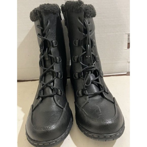 Naturalizer Romano Woman’s Size 5.5 M Black snow winter  Weather Boot shoe - Picture 1 of 7